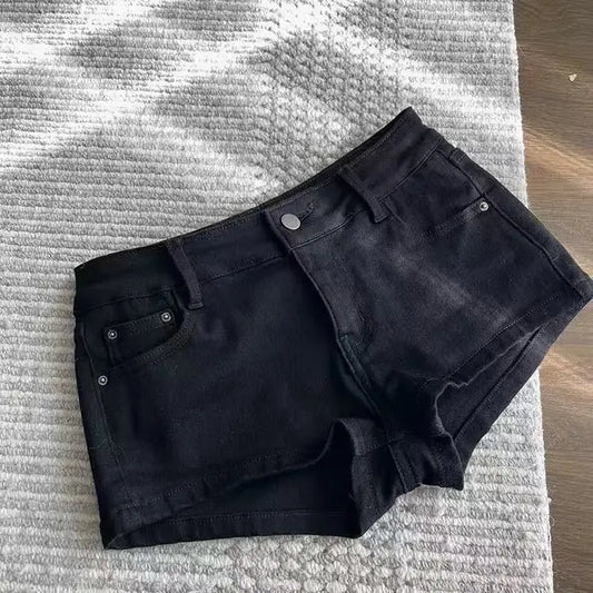 Low Waist Jean Shorts