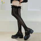 Lace High Tube Knee Socks