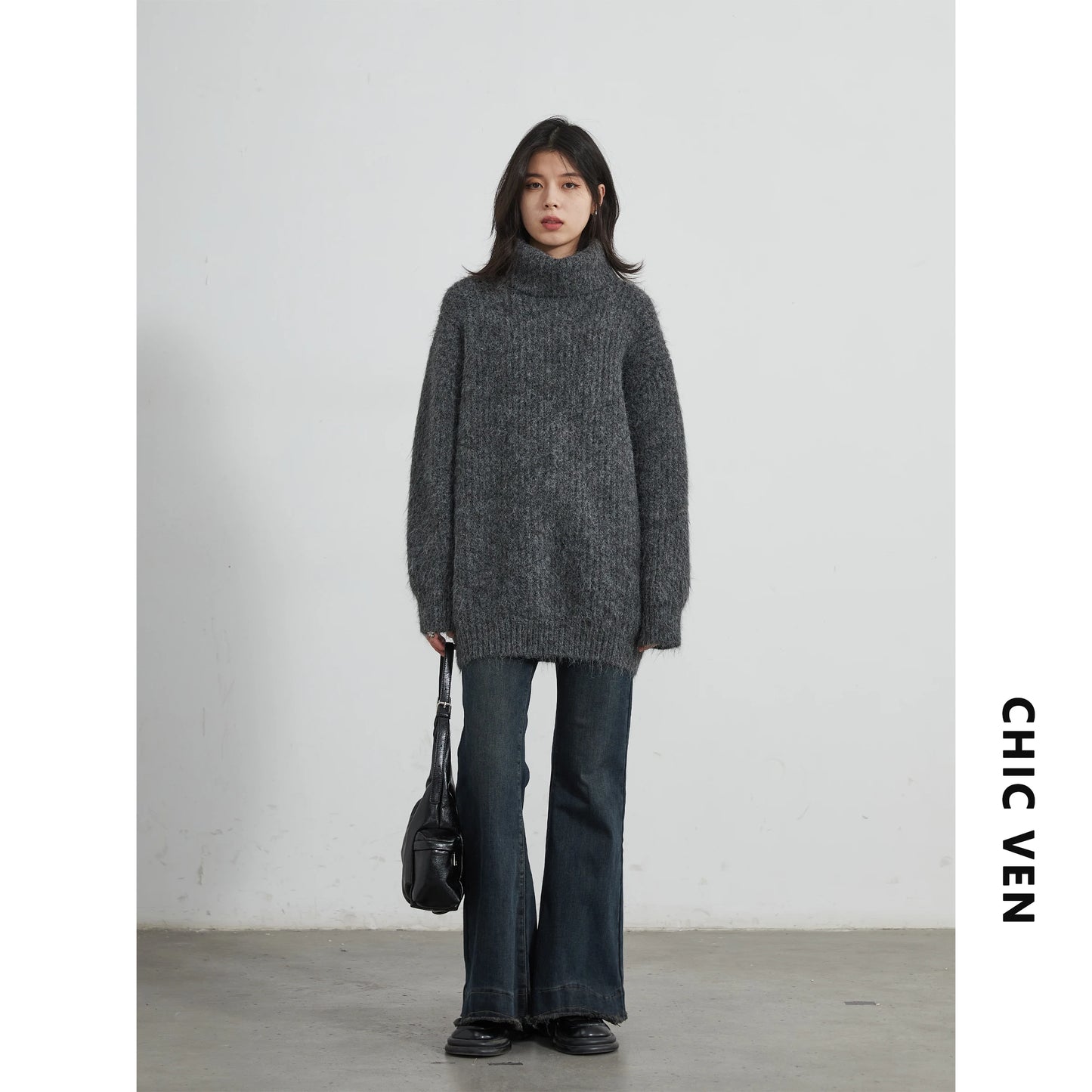 CHIC VEN Turtleneck Sweater