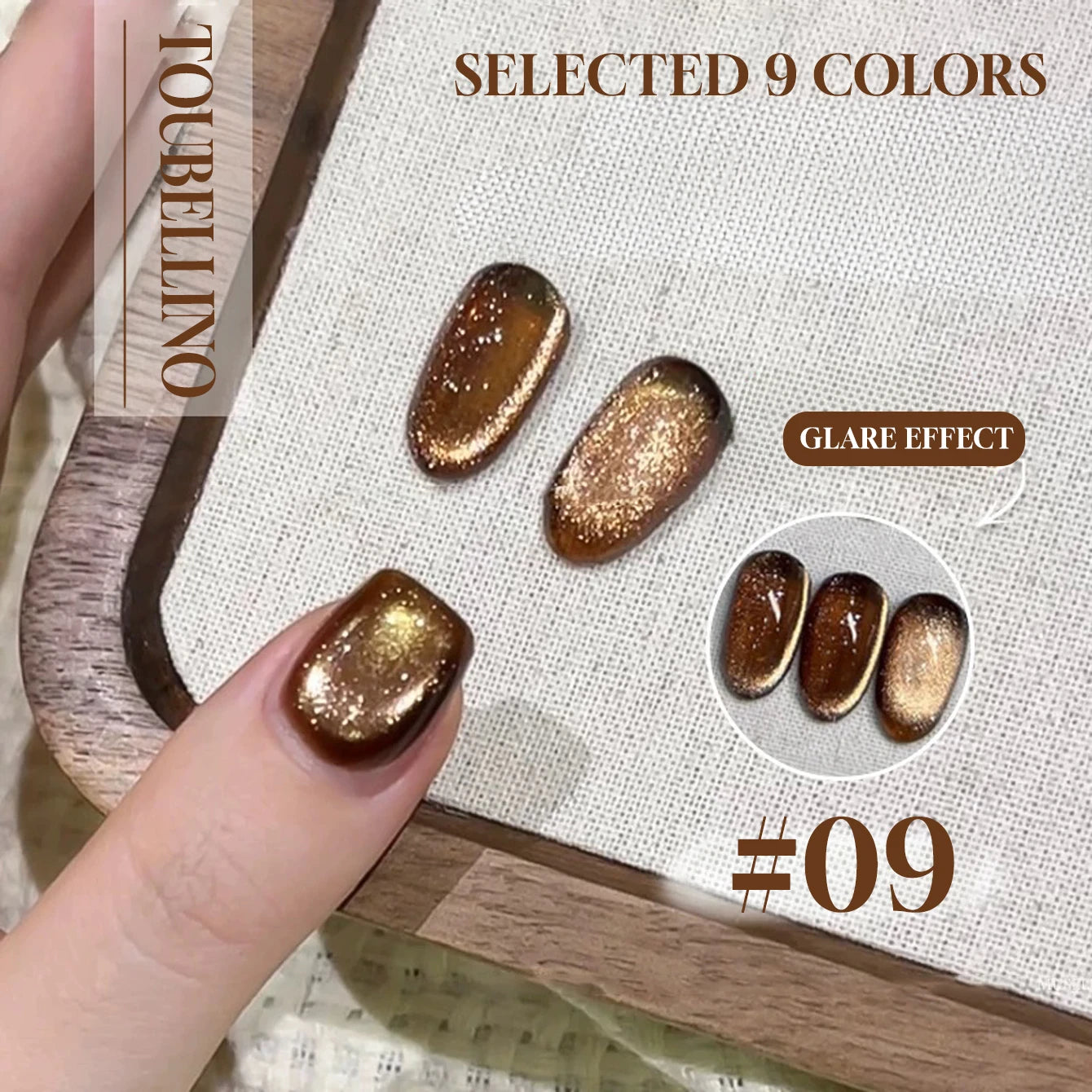 MIANEL 12ML Flower-like Satin Cat Eye Gel Nail Polish Popular Whitening Nail Polish Suitable Red Nails Blue Nails 1-12pcs