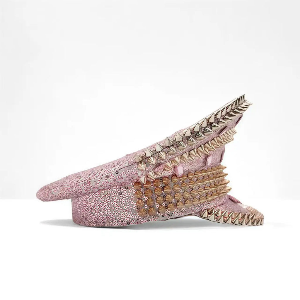 Steampunk Rhinestone Captain Hat