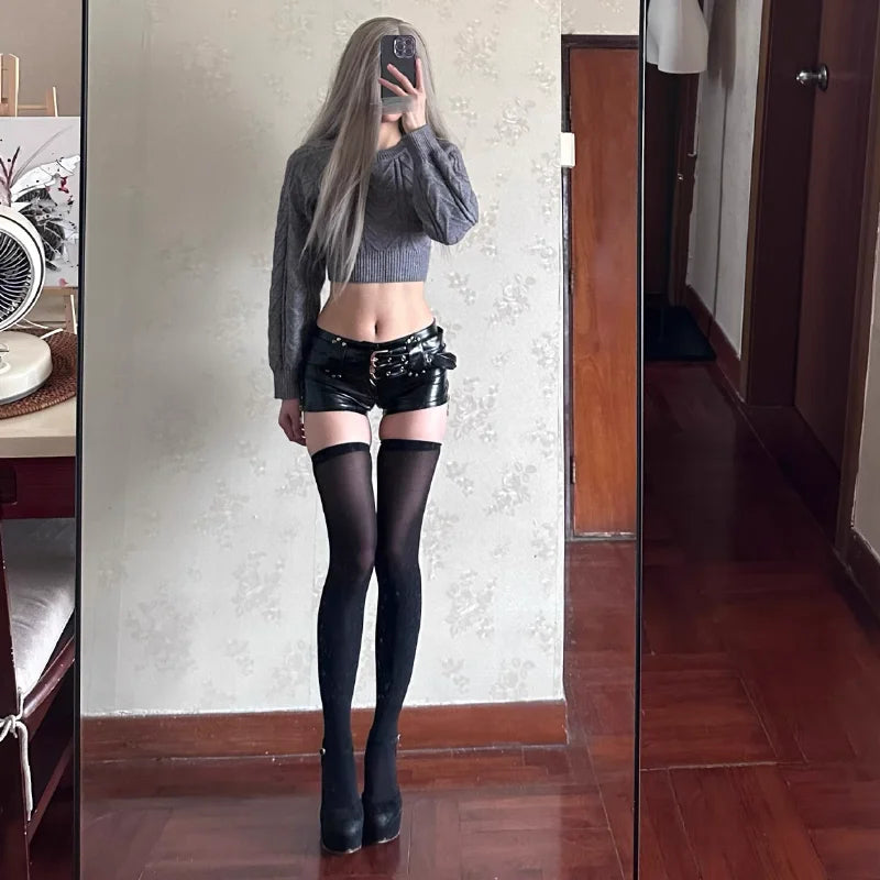 PU Leather Shorts