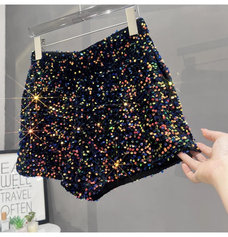 Sequined Shorts