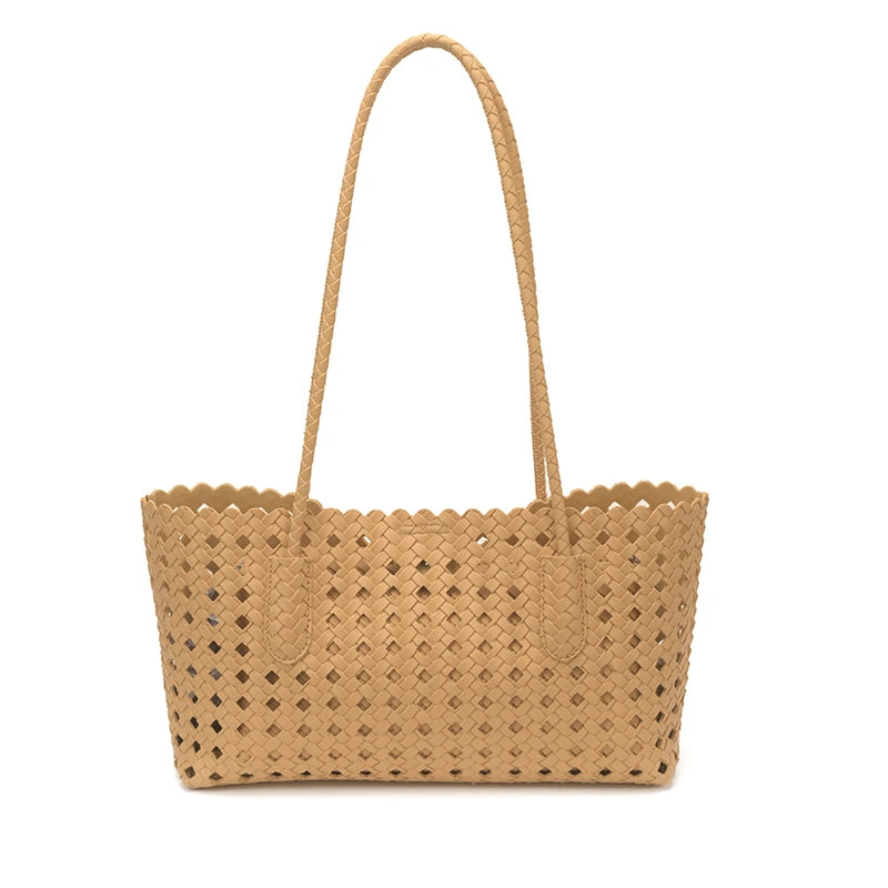 Straw Woven Tote Bag