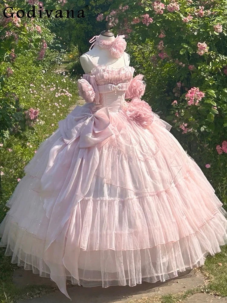 Dreamscape Ruffle Gown