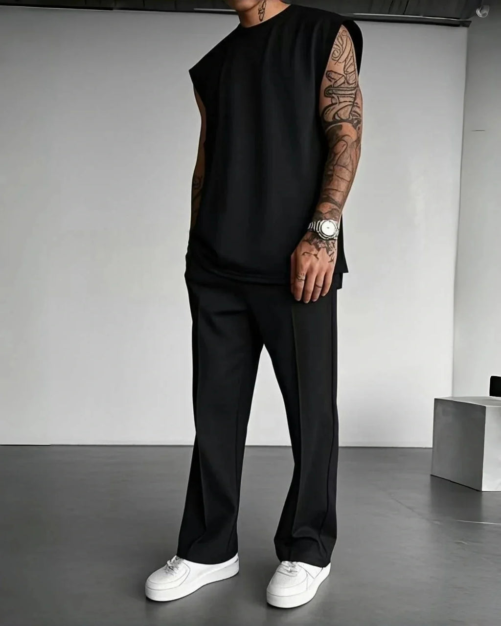 Minimalist Sleeveless Set
