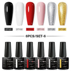 6Pcs Gel Nail Polish Set