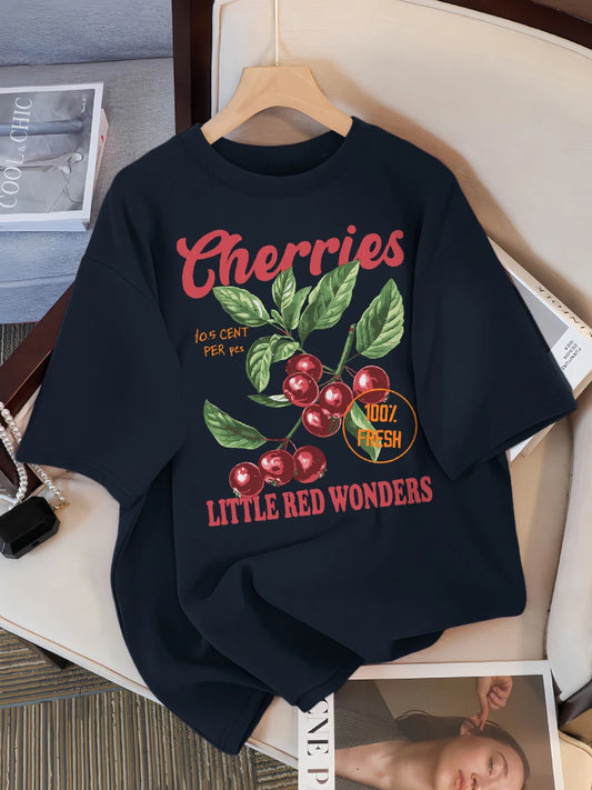 チェリー100%フレッシュ リトルレッドワンダーズTシャツ