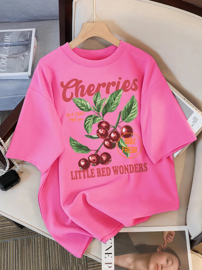 チェリー100%フレッシュ リトルレッドワンダーズTシャツ