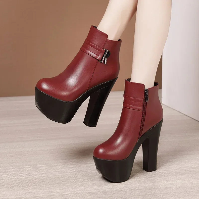 Platform Ankle Boots