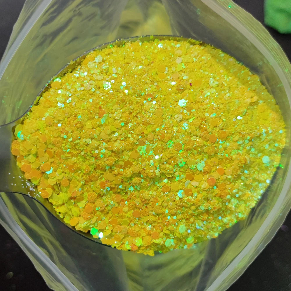 1KG Wholesale Mixed Size Holographic Nails Sequins Manicure Glitter Flakes Paillettes Nail Art Decorations Body/Face Glitter
