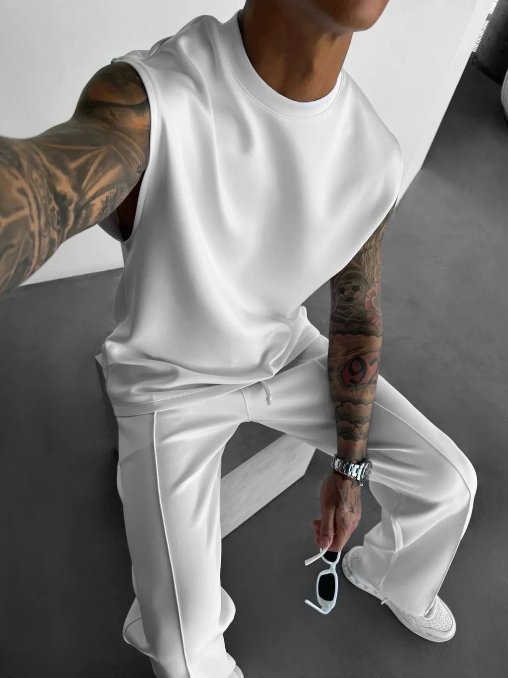 Minimalist Sleeveless Set