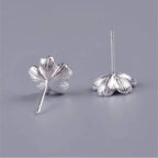 Blue Cherry Blossom Earrings