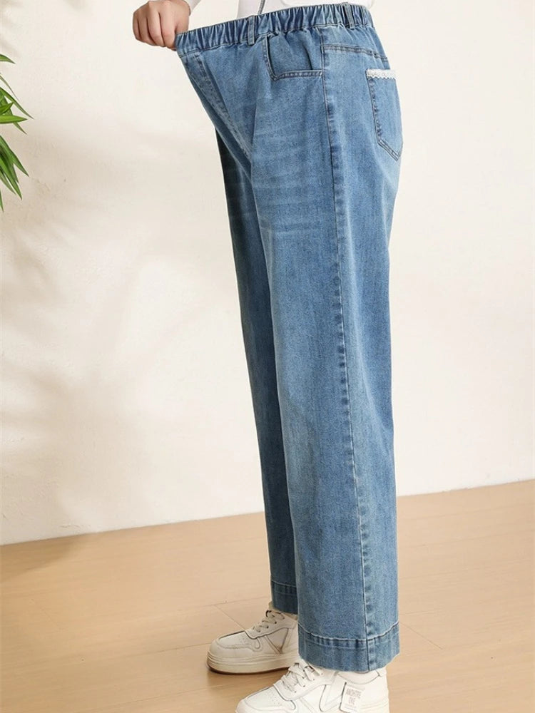 Loose Straight Wide Leg Jeans