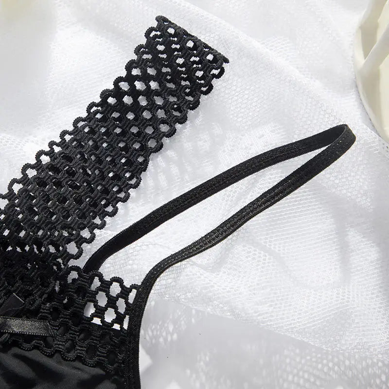 Sexy Leopard Lace Women Panties Seamless Underwear Hollow Out Sensual Lingerie Female Breathable Thongs T-back G-string