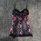 Polka Dot Print Crop Top