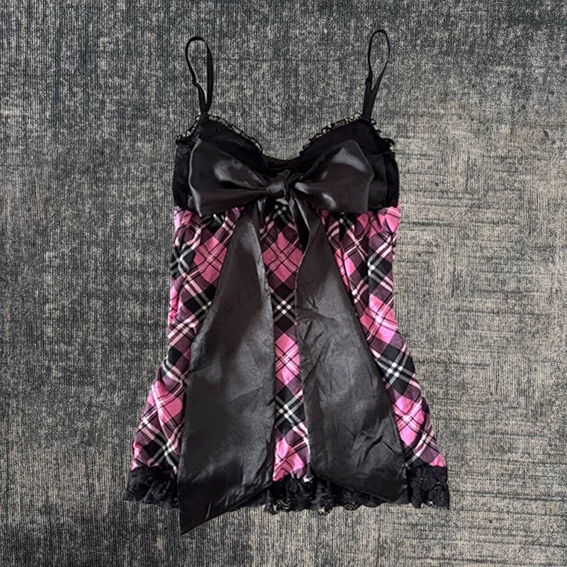 Polka Dot Print Crop Top