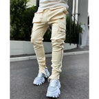 Reflective Straight Sports Casual Trousers