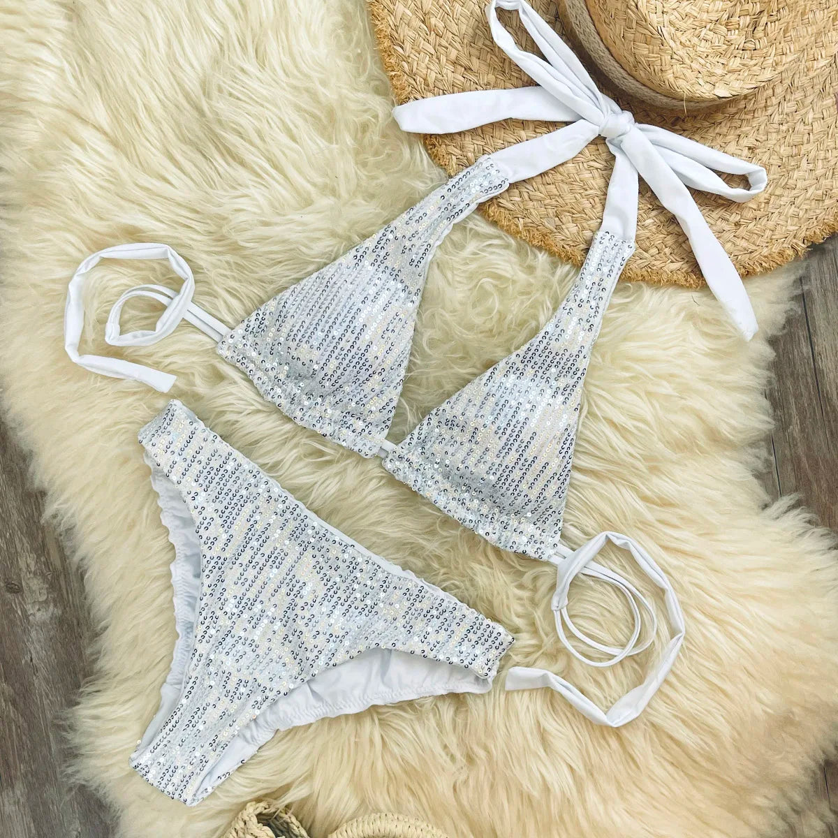 Sequins Sparkle Bikini