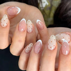 24pcs Sweet Pink Press On Nails
