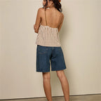 Plaid Print Tank Top