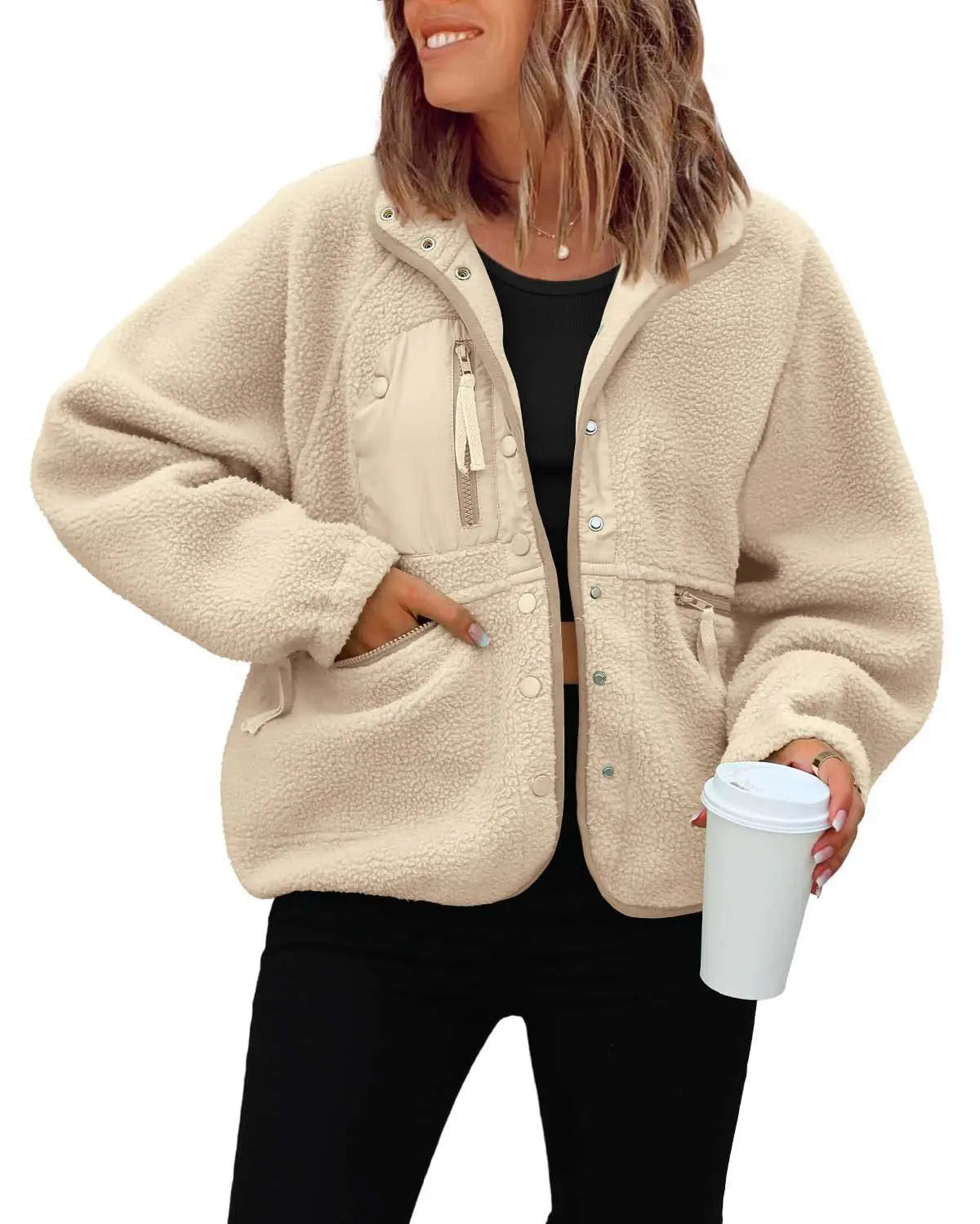 Fleece Loose Jacket