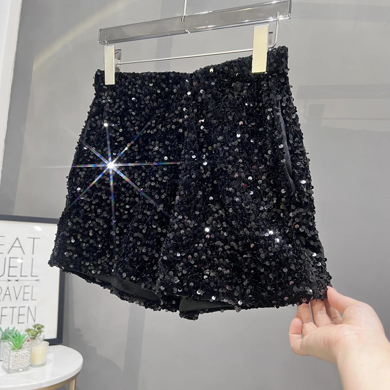 Sequined Shorts
