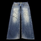 Embroidery Baggy Jeans
