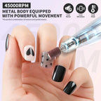 LIMEGIRL V4 45000RPM Electric Portable Nail Drill Machine Rechargeable for Gel Nails Polish Portable Nail File Manicure Tools