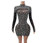 Rhinestones Dress