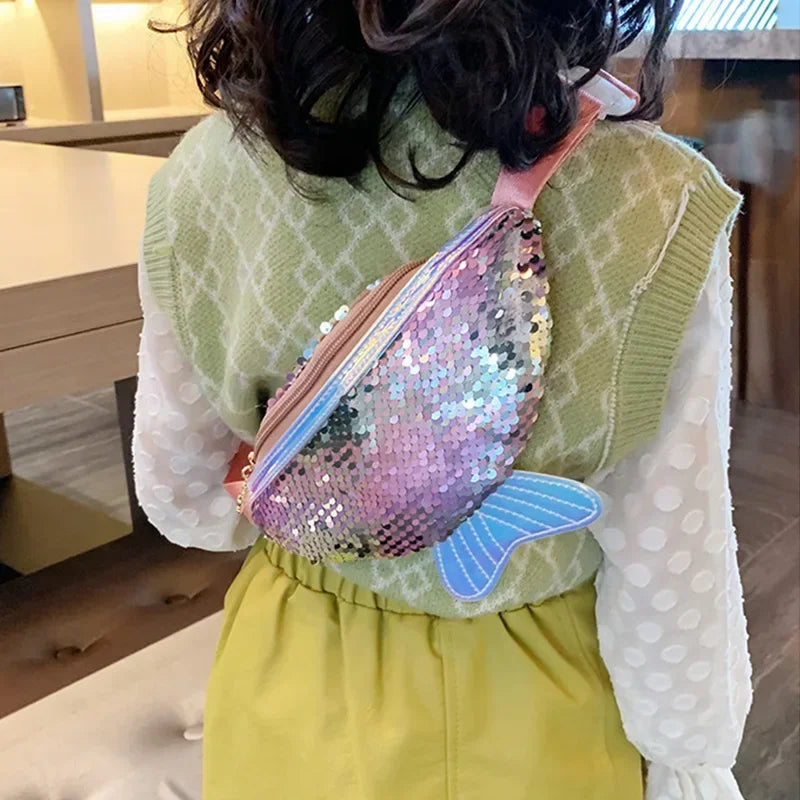 Kids Sequin Mermaid Fanny Pack