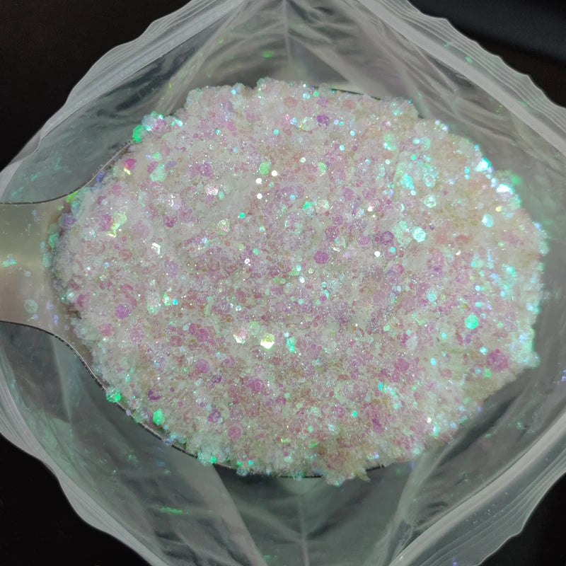 1KG Wholesale Mixed Size Holographic Nails Sequins Manicure Glitter Flakes Paillettes Nail Art Decorations Body/Face Glitter