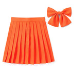 High Waist Skirt With Bowtie