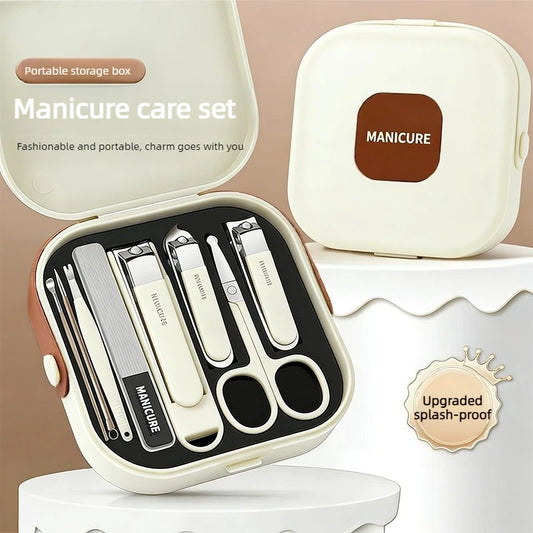 New Anti Splash Nail Clipper Set Portable Hand Withdrawal Trimming Nail Scissors Nail Clippers Nail Clippers Tools