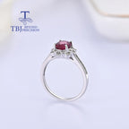 925 Silver July Birthstone Gemstone Ring
