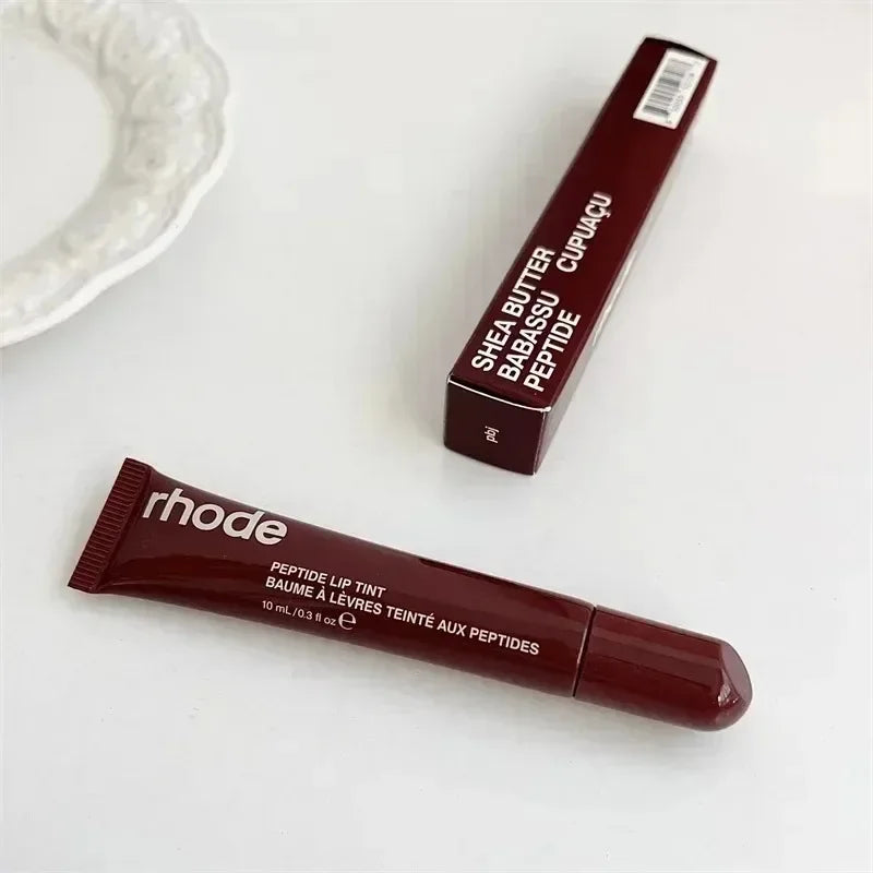 ROD Makeup Set Lip Balm Smoothing Lip Gloss Moisturizer Cheek Hydrating Skin Care Products Natural Rouge Blush Stick Storage Bag