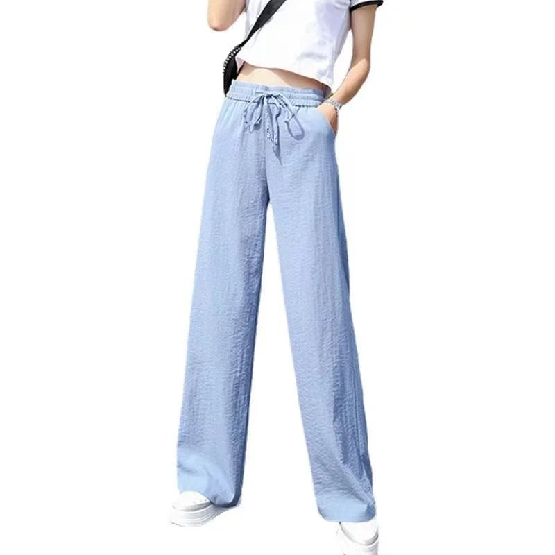 Ankle-Length Wide Leg Pants
