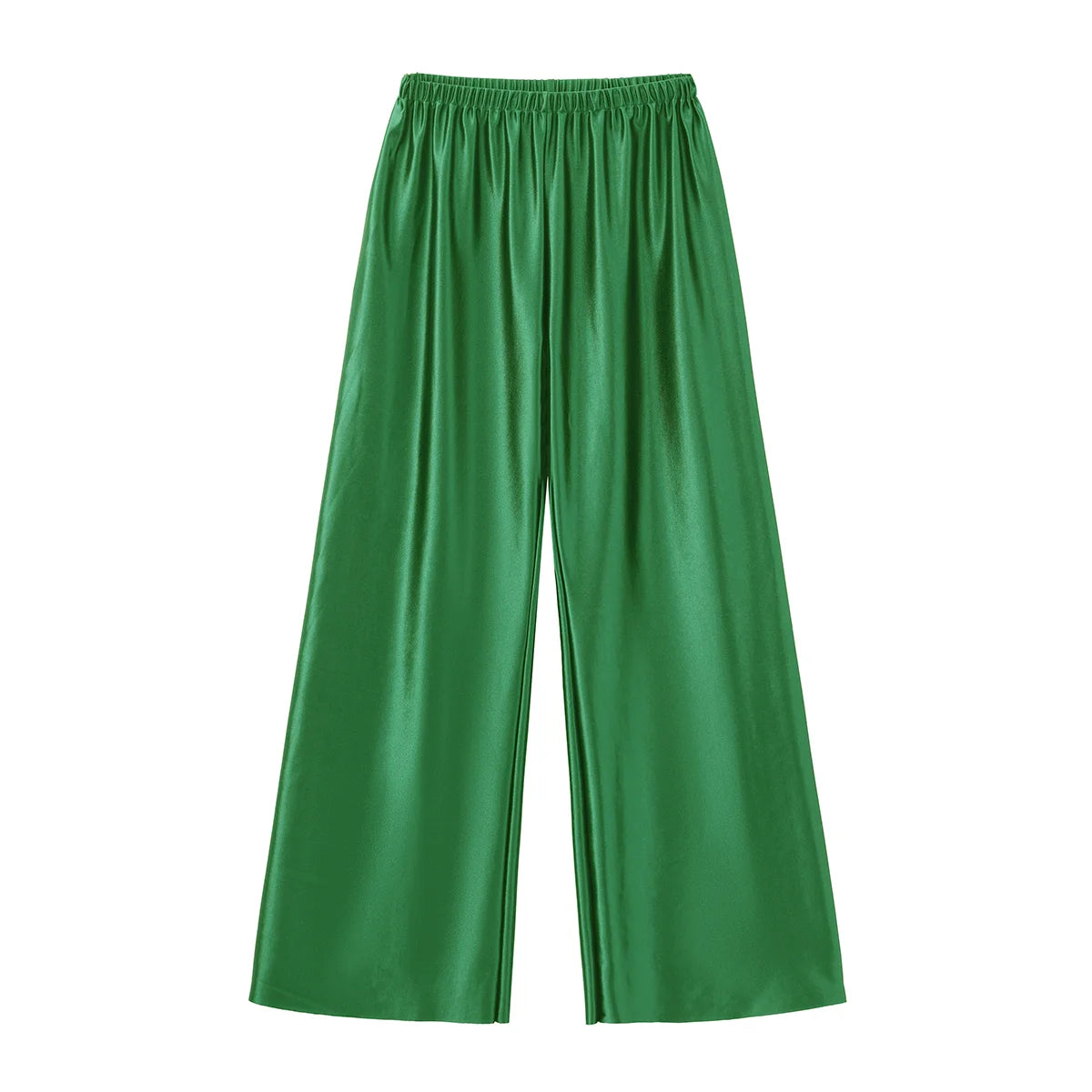 Satin Wide Leg Pants