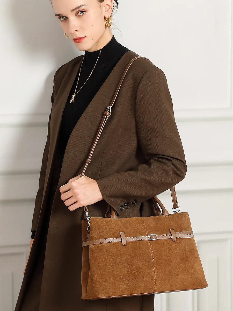 YANATARI Leather Minimalist Tote Bag