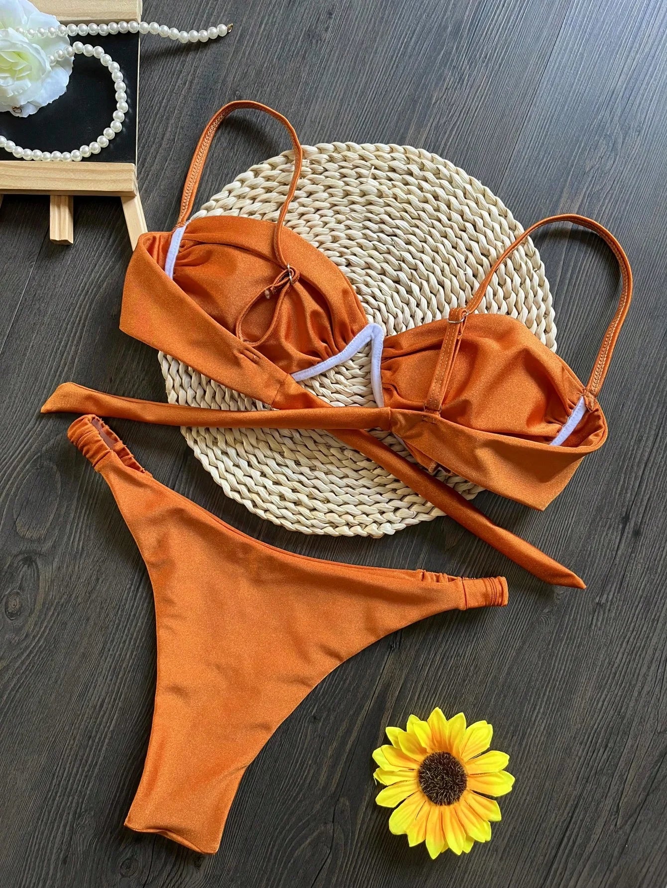 Metallic Push-Up Bikini