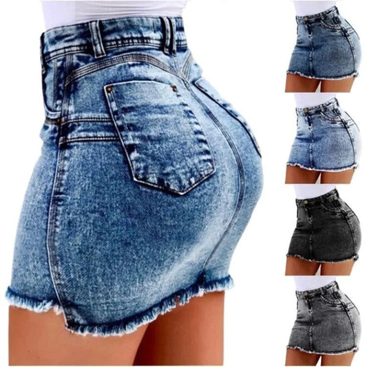 Denim Mini Skirt