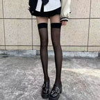 Lace Transparent Thigh High Socks