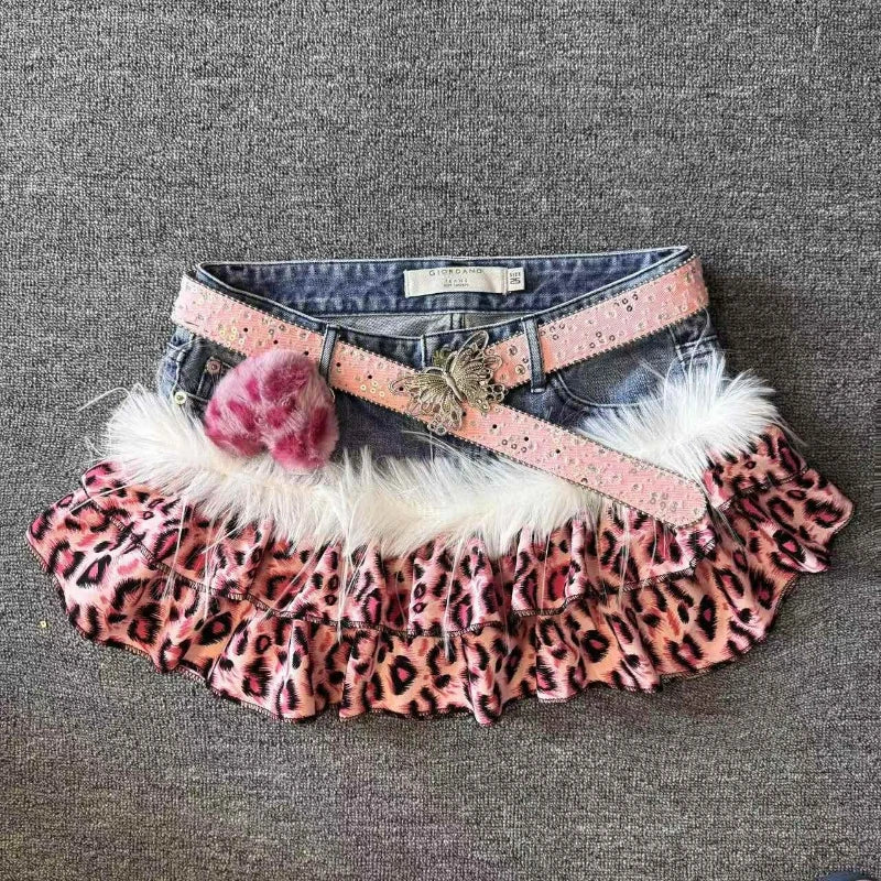 Leopard Mini Skirt