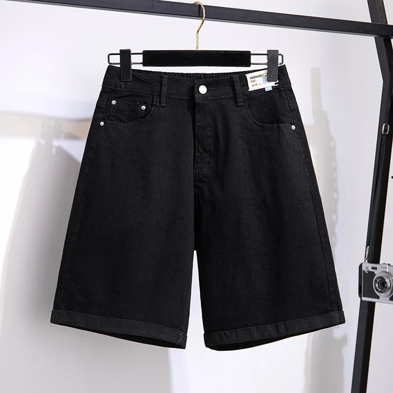 Five-Point Denim Shorts