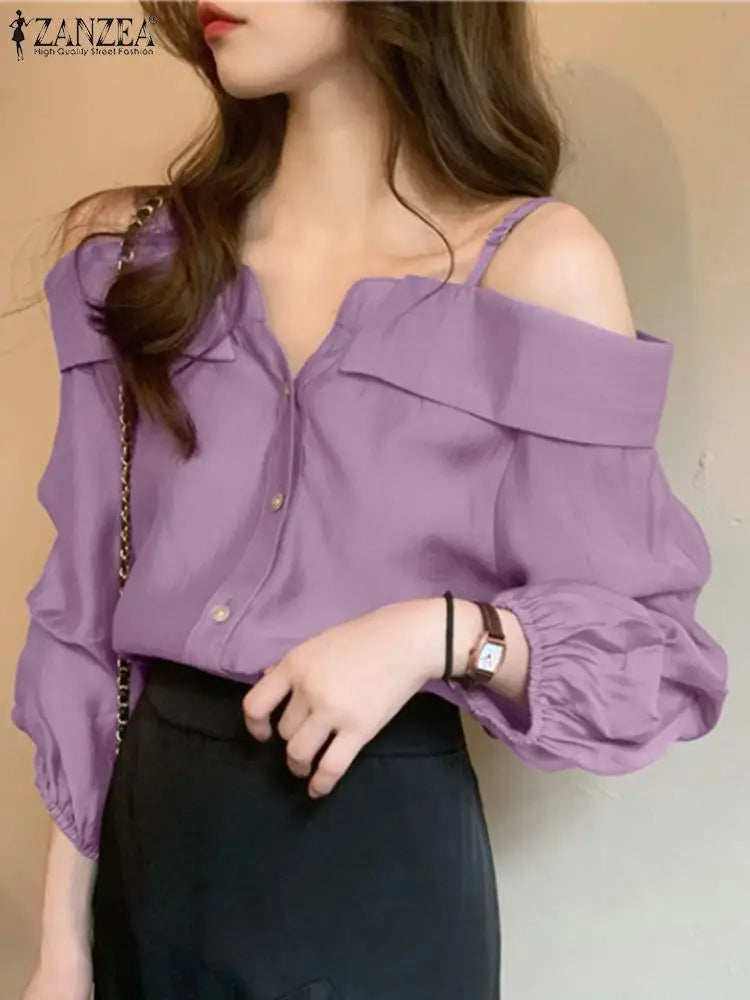 ZANZEA Off Shoulder Blouse
