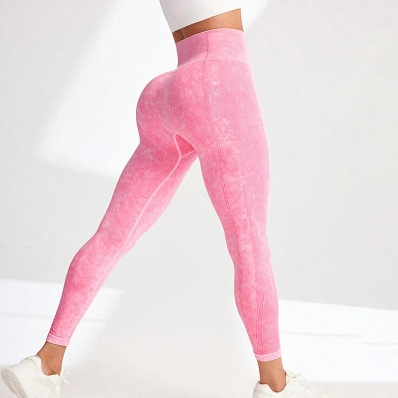 Nylon Sanding Yoga Leggings