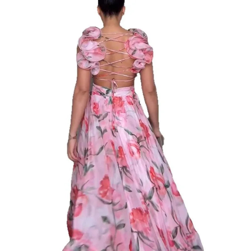 Bohemian Printed Dress