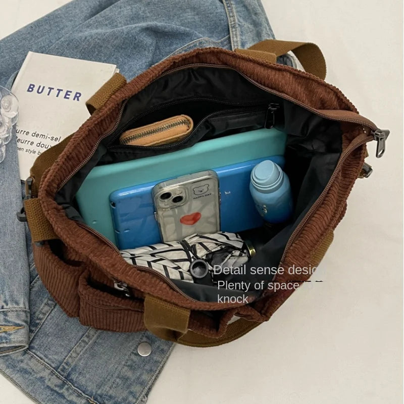 Corduroy Tote Bag