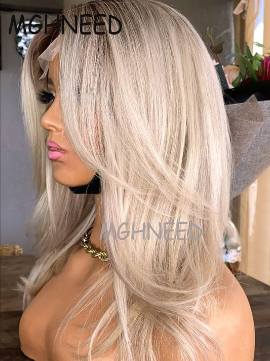 Ombre Blonde Virgin Hair Wig