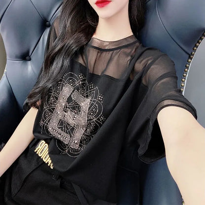 Geometric Diamonds Blouse